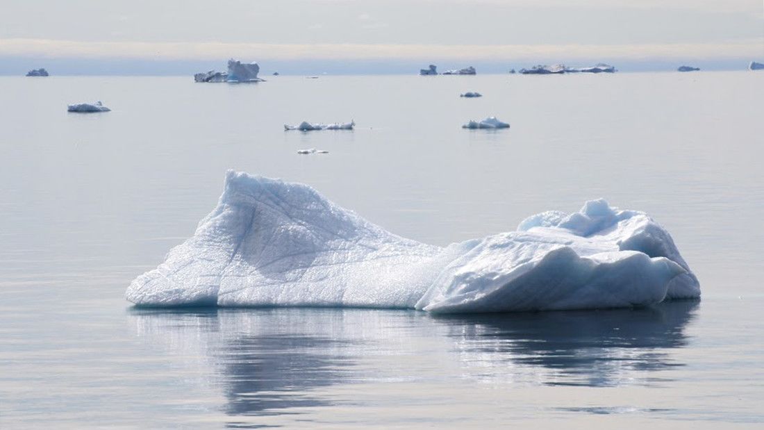 Eisschollen bei Grönland